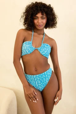 Amalfi String Tie Bandeau Bikini Top
