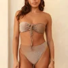 Amalfi String Tie Bandeau Bikini Top