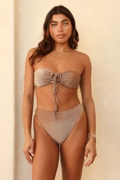 Amalfi String Tie Bandeau Bikini Top
