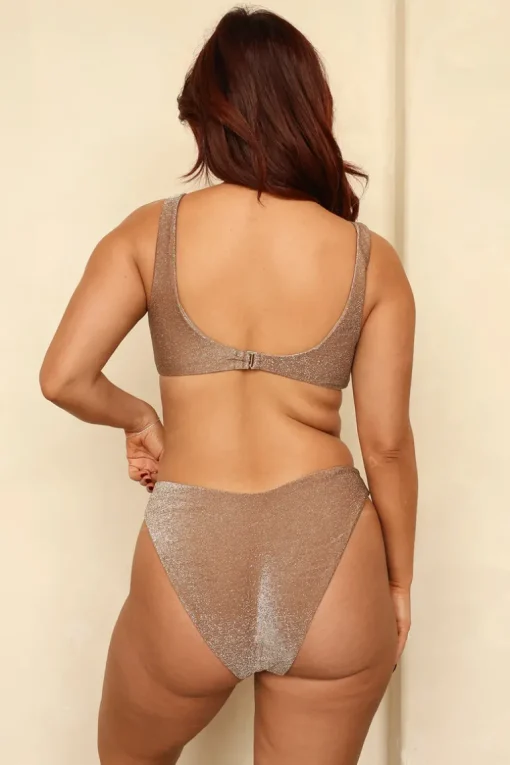 Cacao Bralette Cheeky Set