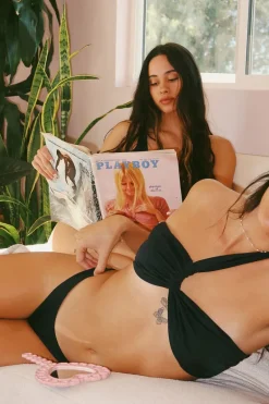 Frankie Asymmetrical Bandeau Bikini Top