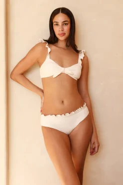 Kiara Ruffled Cheeky Bikini Bottom