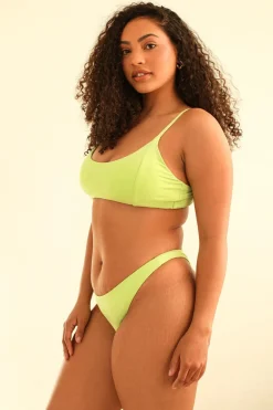 Seaport High Cut Thong Bikini Bottom