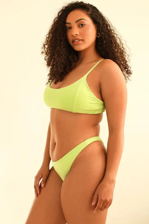 Seaport High Cut Thong Bikini Bottom