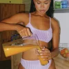 Seashore Cheeky High Waisted Bikini Bottom