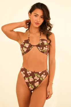 Seashore High Waist Cheeky Bikini Bottom