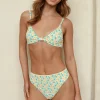 Seashore High Waist Cheeky Bikini Bottom