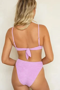 Seashore High Waist Cheeky Bikini Bottom