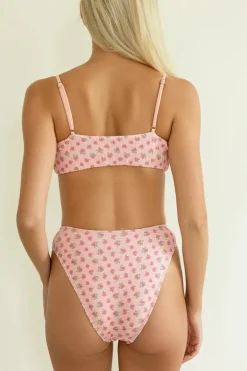 Seashore High Waist Cheeky Bikini Bottom