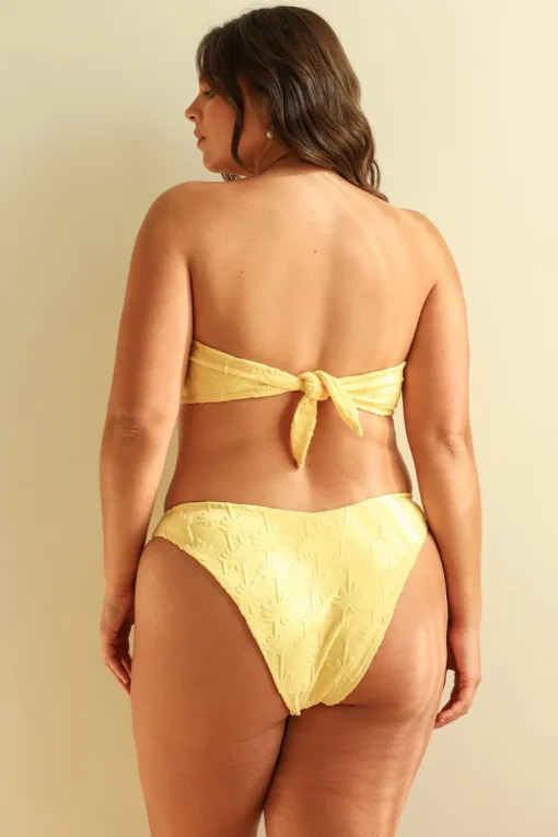 Sunshine Palms Bandeau Super Cheeky Set