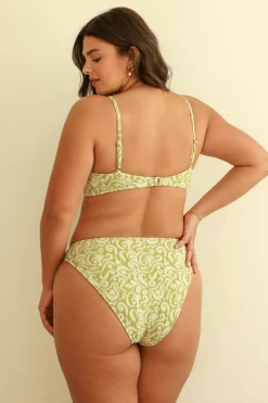 Twin Fin Matcha Triangle Cheeky Set