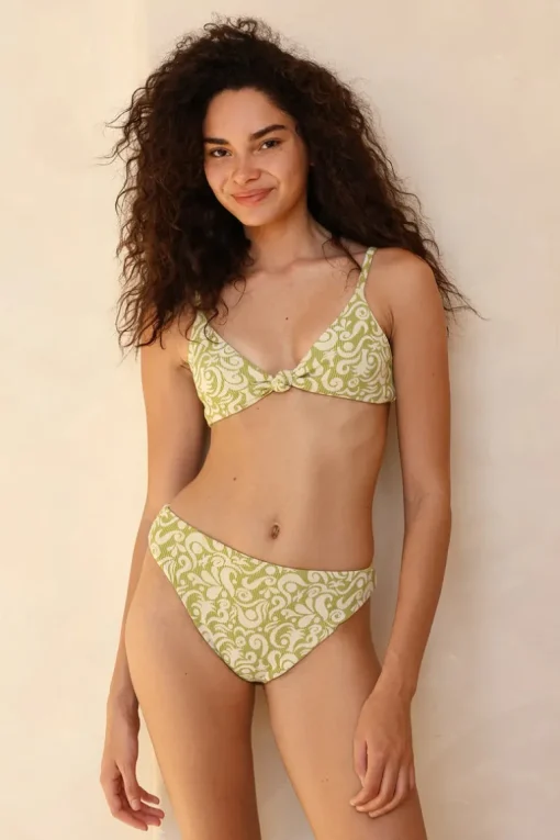 Twin Fin Matcha Triangle Cheeky Set