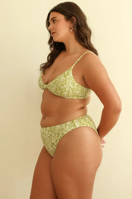 Zen Knotted Triangle Bikini Top