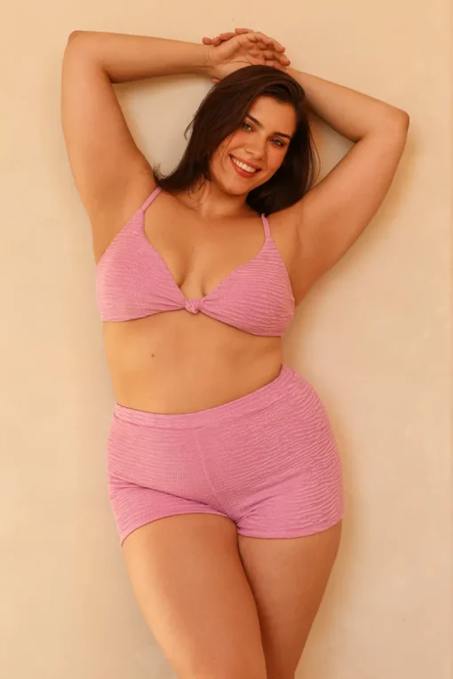 Zen Knotted Triangle Bikini Top